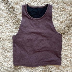 Vuori Elevation Plyo Tank in Smoked Plum Heather